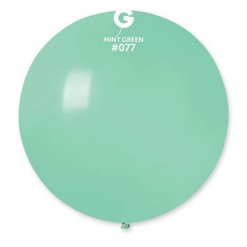 Balón latex 80 cm - Zelený mátový 1 ks