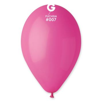 Balonky 100 ks FUCHSIA - tmavě růžové - 26 cm pastelové
