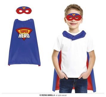 Dětský kostým - Plášť SuperHero - Superhrdina - 70 cm