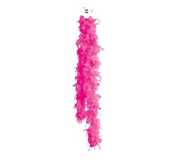 Boa růžové s peřím - Rozlučka se svobodou - Charlestone - 180 cm