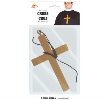 Kříž na krk - kněz - mnich - 23 cm