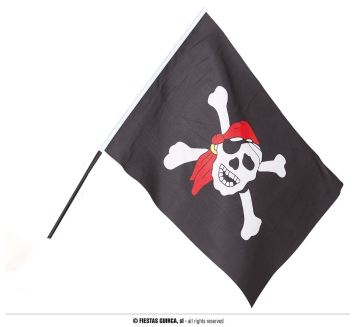 Vlajka pirátská - 42 x 30 cm