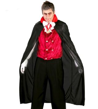 Kostým plášť vampír - upír - drakula - Halloween - 140 cm