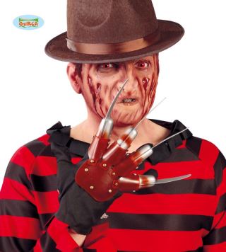 Rukavice Freddy Krueger - Noční můra v Elm street - Halloween