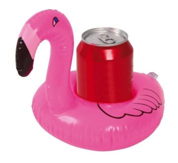 Nafukovací držák na pití PLAMEŇÁK - Flamingo - 24 x 16,5 cm