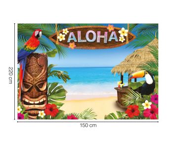 Banner - plachta Hawaii - havaj - Aloha - 220 x 150 cm