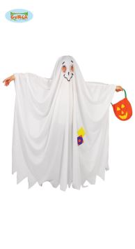 Dětský kostým DUCH - vel.10-12 let - Halloween - unisex