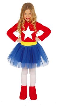 Dětský kostým SUPERGIRL - Superdívka, vel.10-12 let