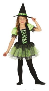 Dětský kostým čarodějnice - Halloween - vel. 7-9 let