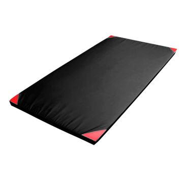 Protiskluzová gymnastická žíněnka inSPORTline Anskida T120 200x120x5 cm Barva černo-modro-červená