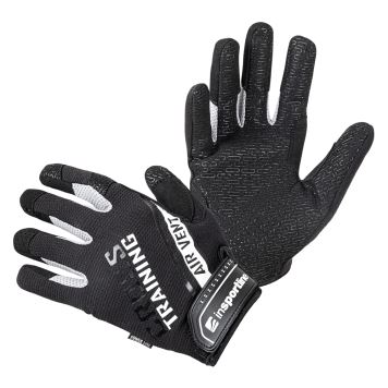 Fitness rukavice inSPORTline Taladaro Barva černo-bílá, Velikost 3XL