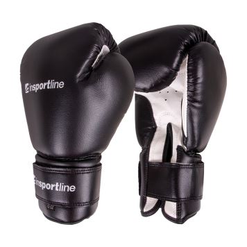 Boxerské rukavice inSPORTline Metrojack Barva černo-bílá, Velikost 10oz