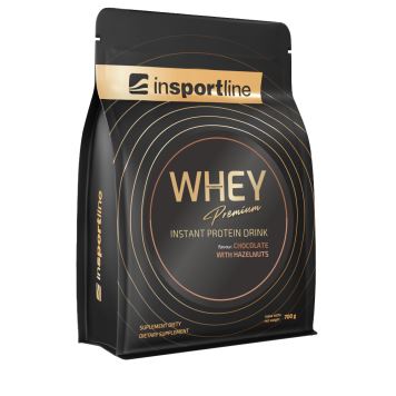 Protein inSPORTline WHEY Premium 700g Příchuť čokoláda s lískovými oříšky