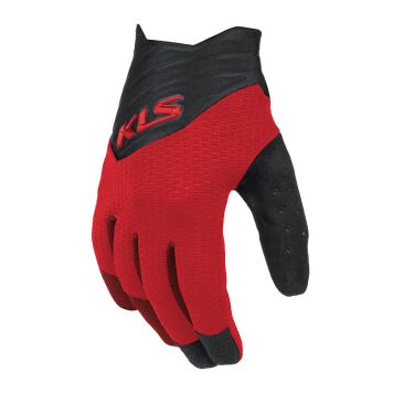 Cyklo rukavice Kellys Cutout Long Barva červená, Velikost XL