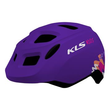 Dětská cyklo přilba Kellys Zigzag 022 Barva Purple, Velikost S (50-55)