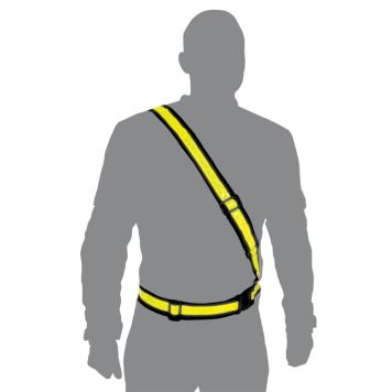Reflexní popruh Oxford Bright Belt Barva žlutá fluo, Velikost L