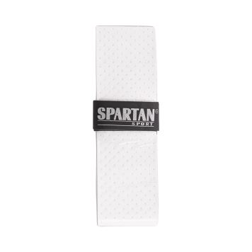 Tenisový grip Spartan Super Tacky 0,6mm Barva bílá