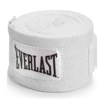 Boxerské bandáže Everlast Handwraps 300 cm Barva bílá