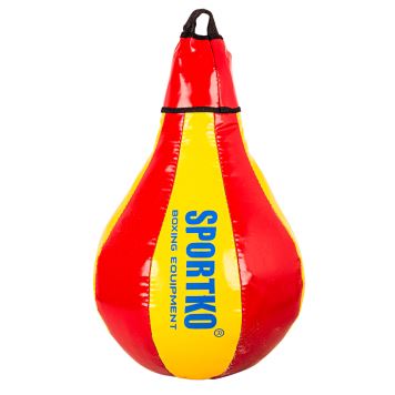 Boxovací pytel SportKO GP1 24x40cm / 5kg Barva červeno-žlutá