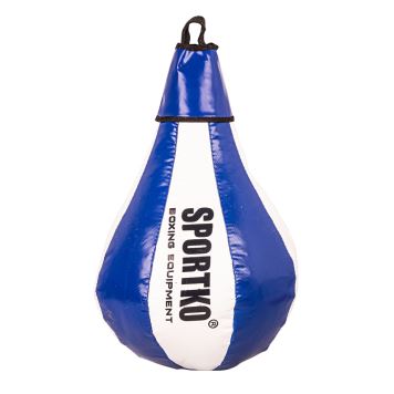 Boxovací pytel SportKO GP1 24x40cm / 5kg Barva bílo-modrá