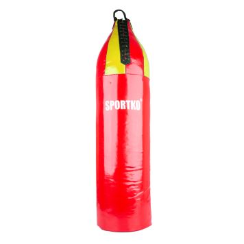 Dětský boxovací pytel SportKO MP7 24x80cm / 10kg Barva červeno-žlutá