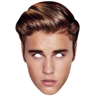 Justin Bieber  - maska celebrit