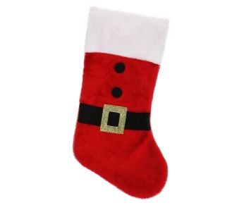 Vánoční punčocha - 47 cm - Mikuláš - Santa Claus - Vánoce
