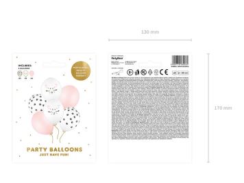 Sada latexových balónků - Motiv kočka - kočička - 30 cm - 6 ks