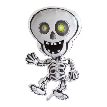 Balón foliový  Skeleton  - Kostra 60 cm - Halloween