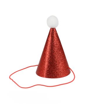 Vánoční brokátový klobouček - vánoce