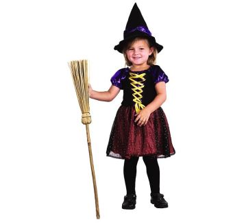 Kostým dětský Malá čarodejnice 92-104 cm