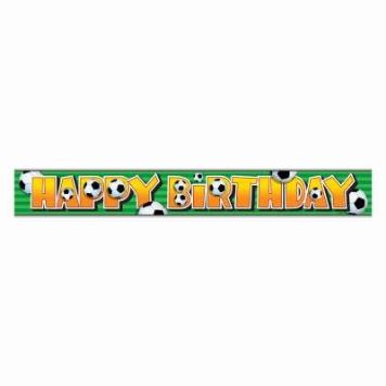 Banner - Girlanda narozeniny - Happy Birthday - FOTBAL - 365 cm