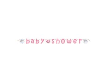 Girlanda "Baby shower" Těhotenský večírek - Holka / Girl - 160 cm