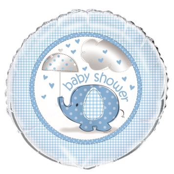 Balón foliový "Baby shower" Těhotenský večírek - Kluk / Boy 45 cm