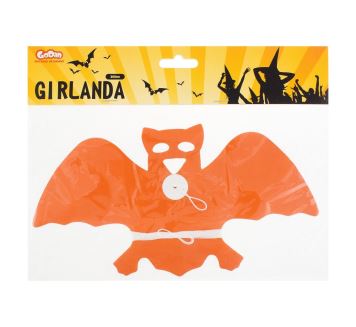 Papírová girlanda - netopýři, 300 cm - Halloween