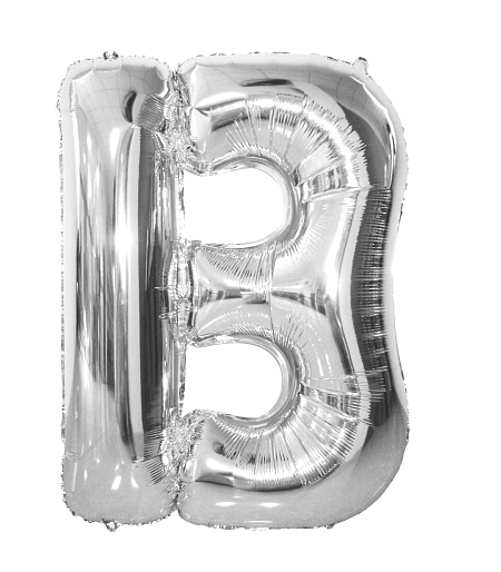 Balón foliový písmeno 'B'  102 cm