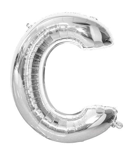 Balón foliový písmeno 'C'  102 cm