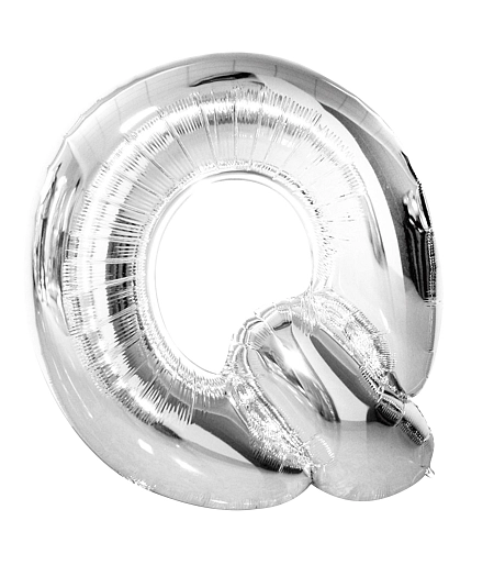 Balón foliový písmeno 'Q'  102 cm
