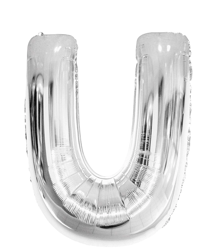 Balón foliový písmeno 'U'  102 cm