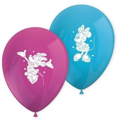 Latexové balónky Myška Minnie - 26 cm - 8 ks