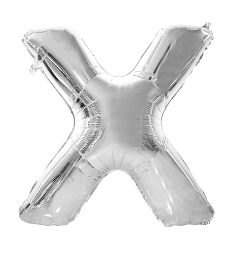 Balón foliový písmeno 'X'  102 cm