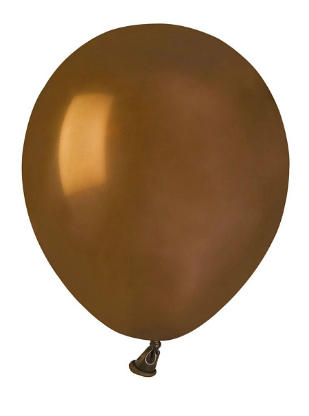 Balónek latexový MINI - 13 cm – Hnědý - 1 ks