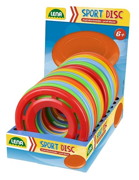 létající kruh - talíř - frisbee v displeji 27 cm - 1 ks