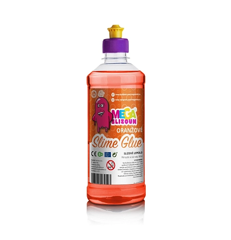 MEGASLIZOUN - PVA slizové lepidlo ORANŽOVÉ 500ml