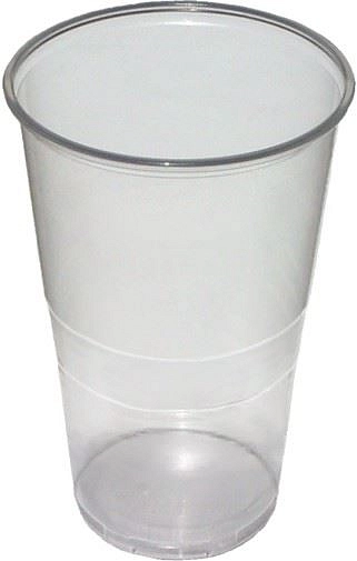 Kelímek pivní - pivo - 500 ml - čirý - 50 ks
