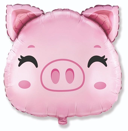 Fóliový balónek Prasátko - farma - 60cm