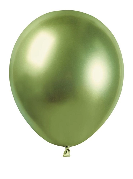 Balónek chromovaný MINI - 13 cm - lesklý zelený KIWI - 1ks