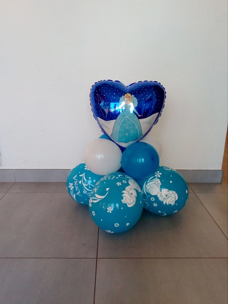 DEKORACE z balónků LEDOVÉ KRÁLOVSTVÍ - FROZEN