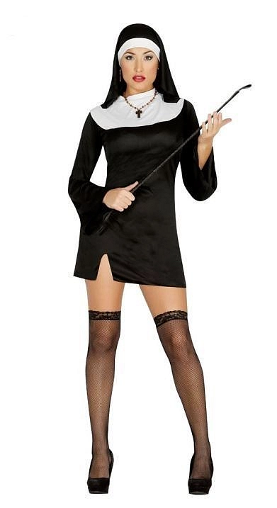 Kostým sexy sestra - jeptiška, vel. L (42-44)