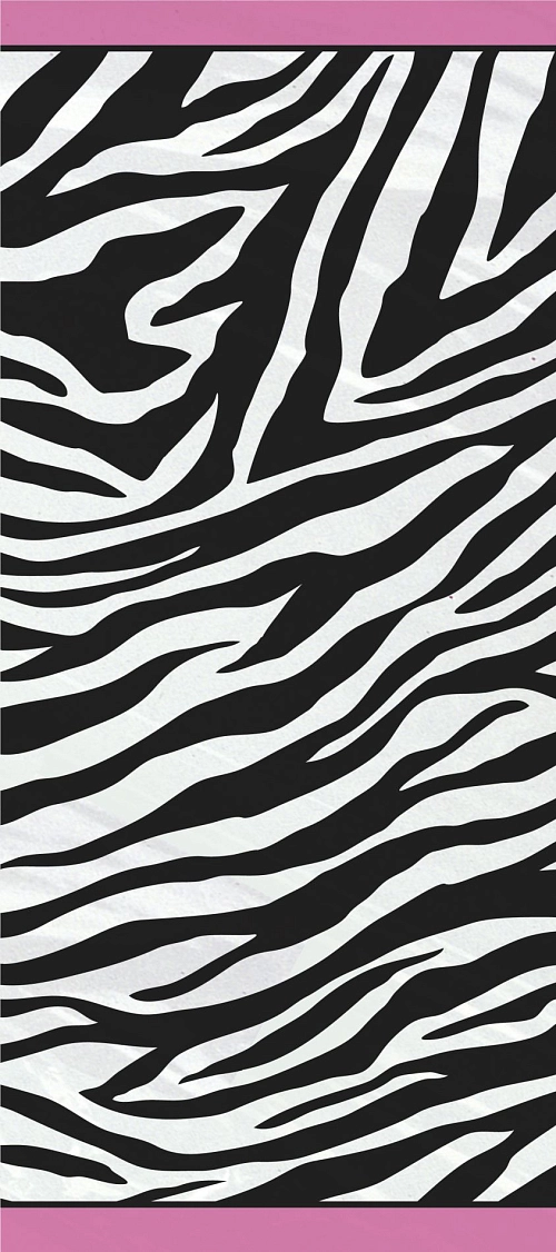 TAŠKA CELOFÁN - ZEBRA  - 20 ks